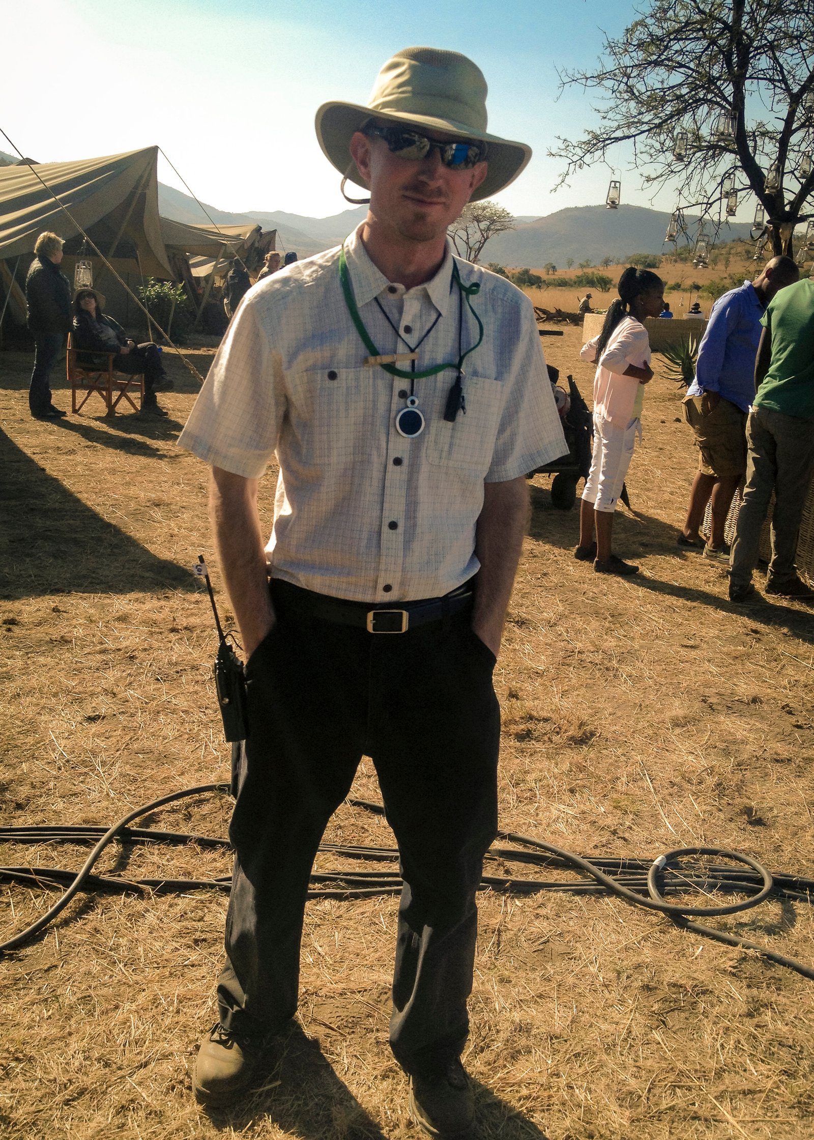On set — Blended (2014)