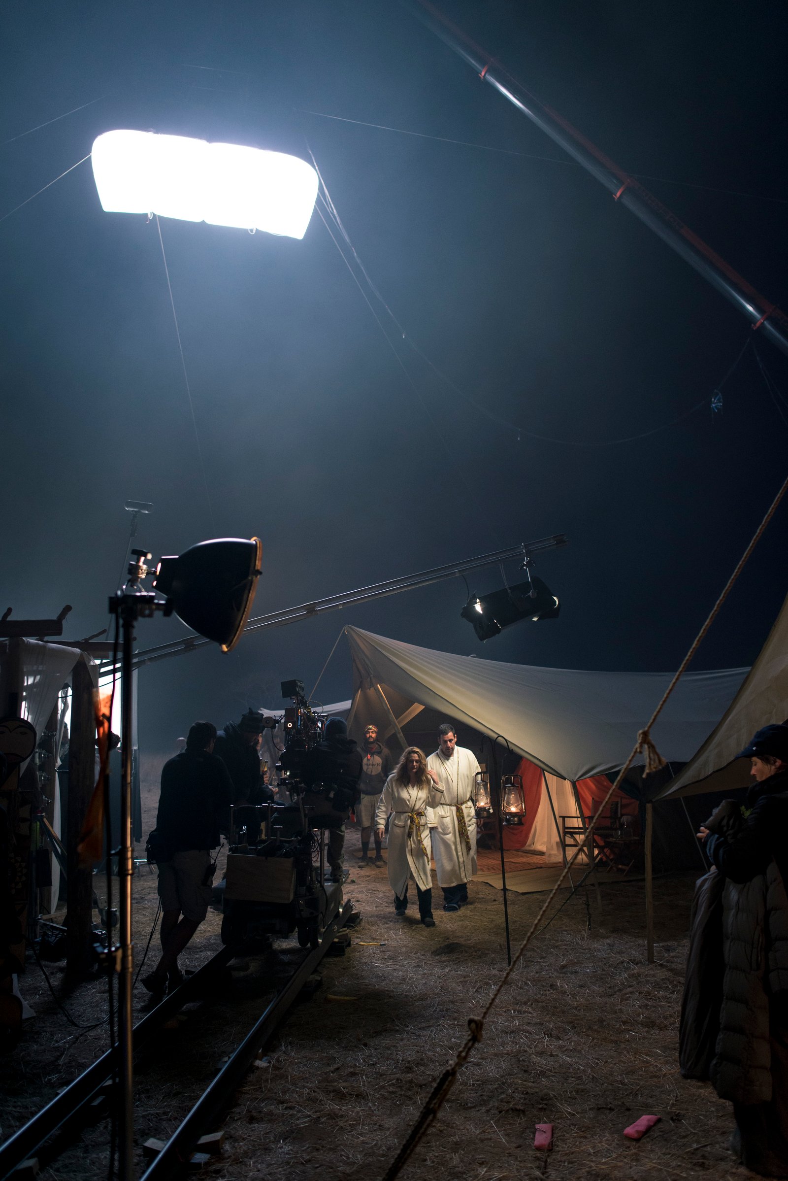 On set — Blended (2014)