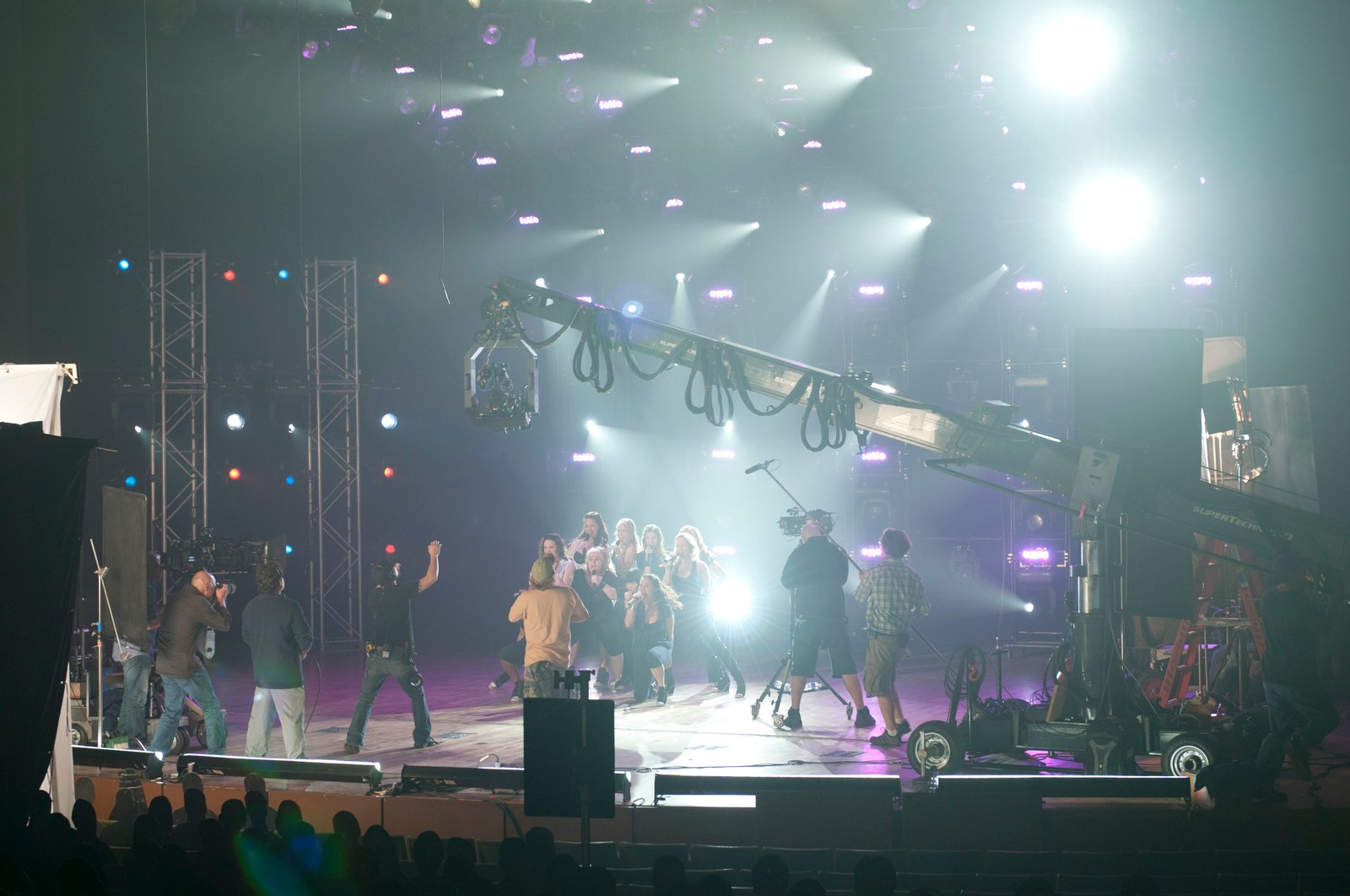 On set — Pitch Perfect (2012)