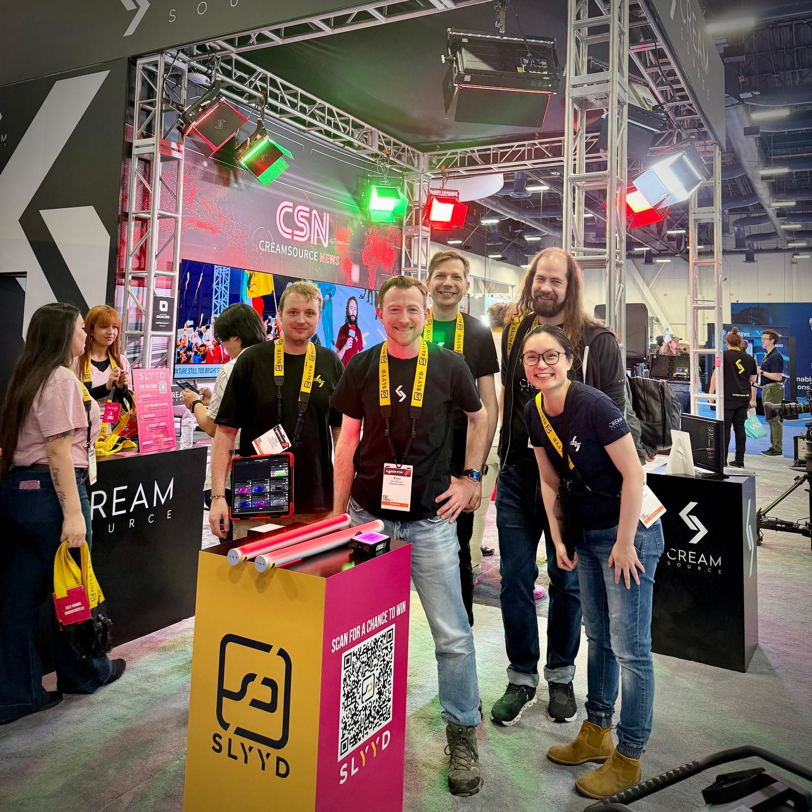 Slyyd and Creamsource Network at NAB